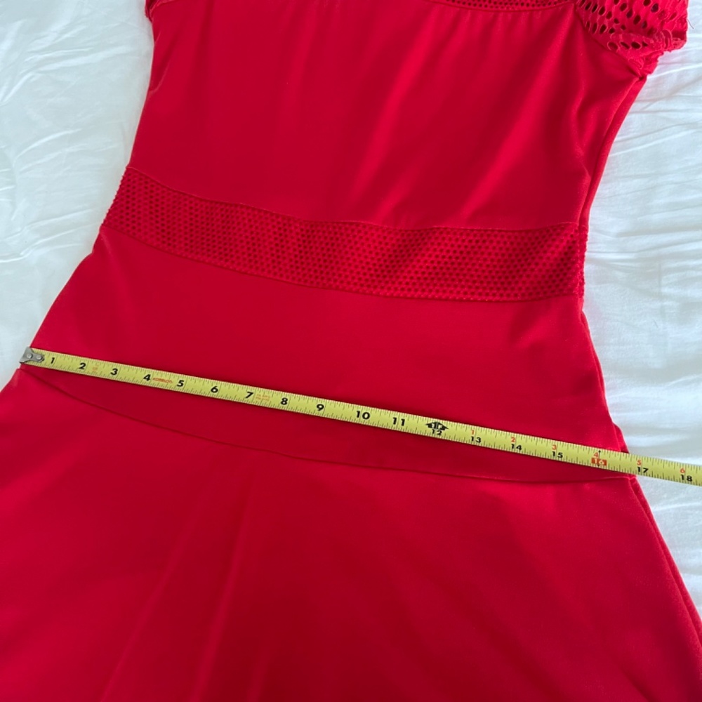 Michael Kors mesh A line dress - true red - Picture 8 of 9